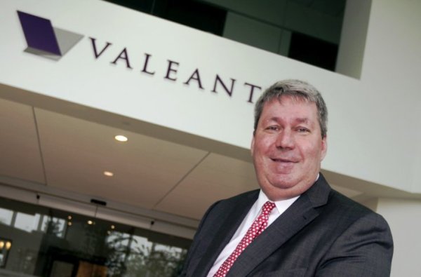 Amoun pharmaceutical sold to a Canadian Drugmaker Valeant pharma ceo Michael Pearson