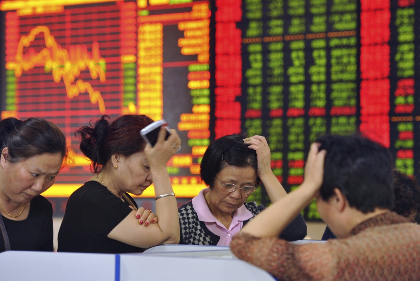 The Biggest Drop in Shanghai Shares in Eight years