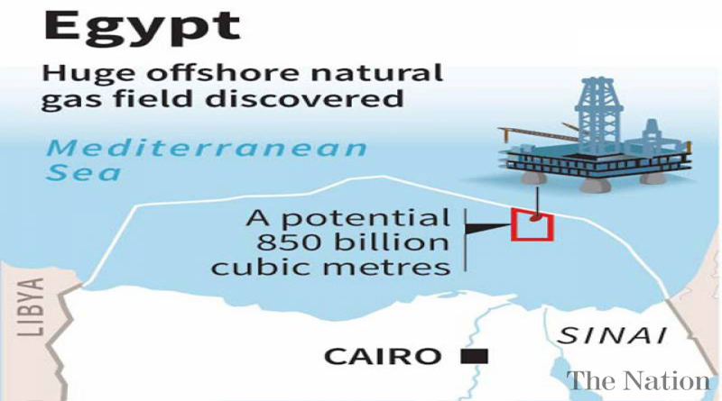 Largest ever natural gas field in Egypt