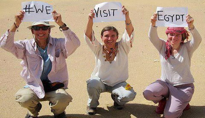 Italian tourists are back in Egypt