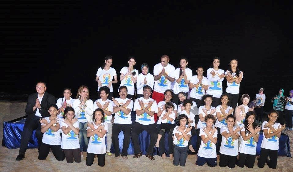 The International Day Of Yoga at Sheraton Montazah