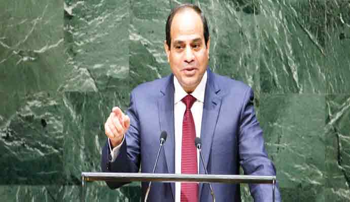 El-Sisi partakes in UN summit to discuss the recent situation in the Middle East