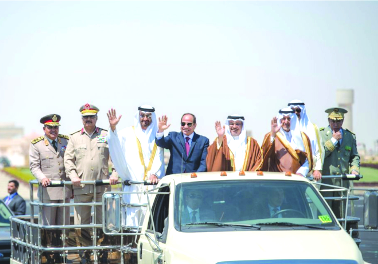 Inauguration of Mohamed Naguib Military Base: Reportedly the largest in the Middle East