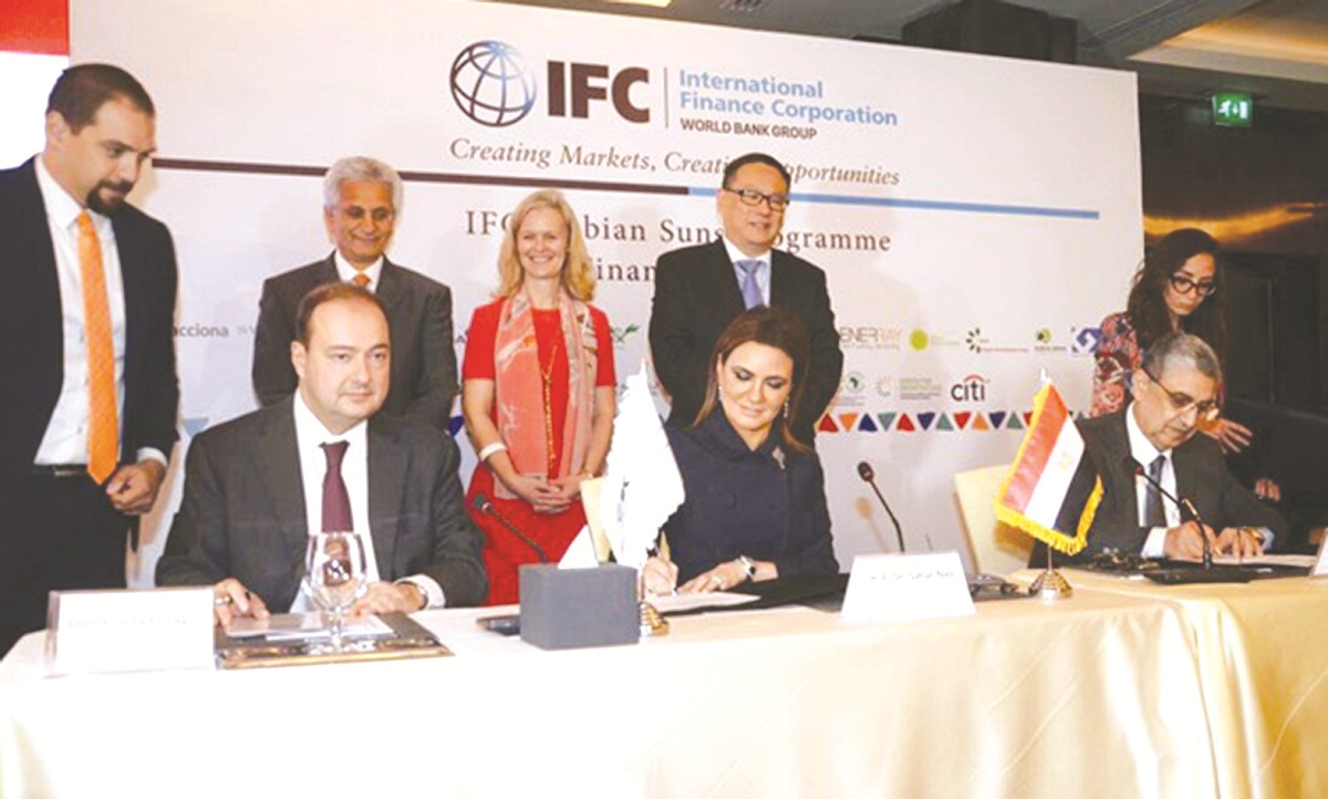 Sahar Nasr sings the Financial Close of IFC Nubian suns programme