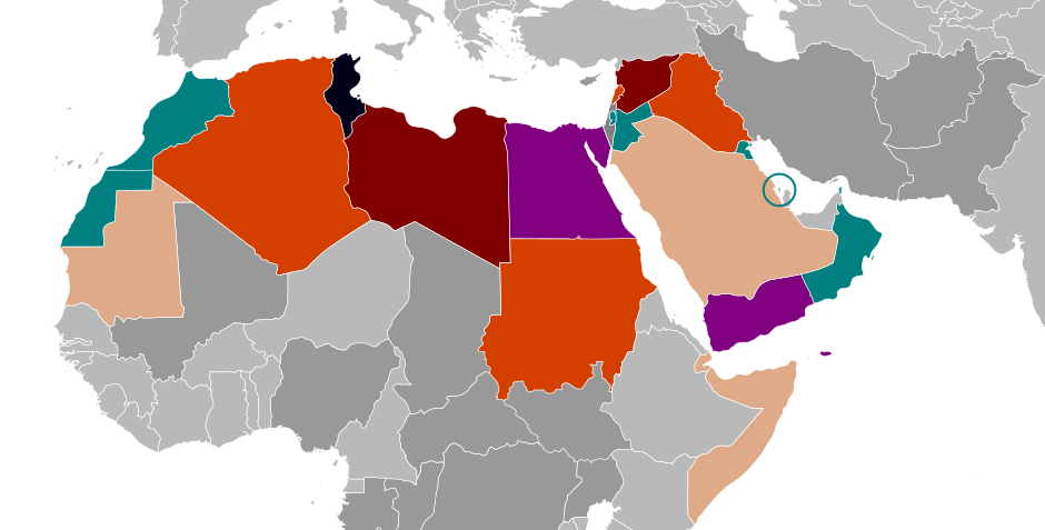 ARAB SPRING COUNTRIES ABOUT TO GET OUT FROM BOTTLE’S NECK