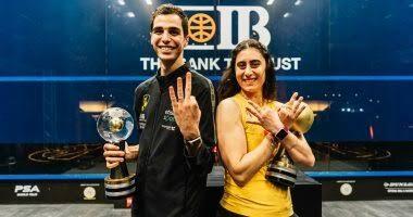 Egyptian Squash Phenoms Orfi and Zakaria Set New Records at World Junior Championships