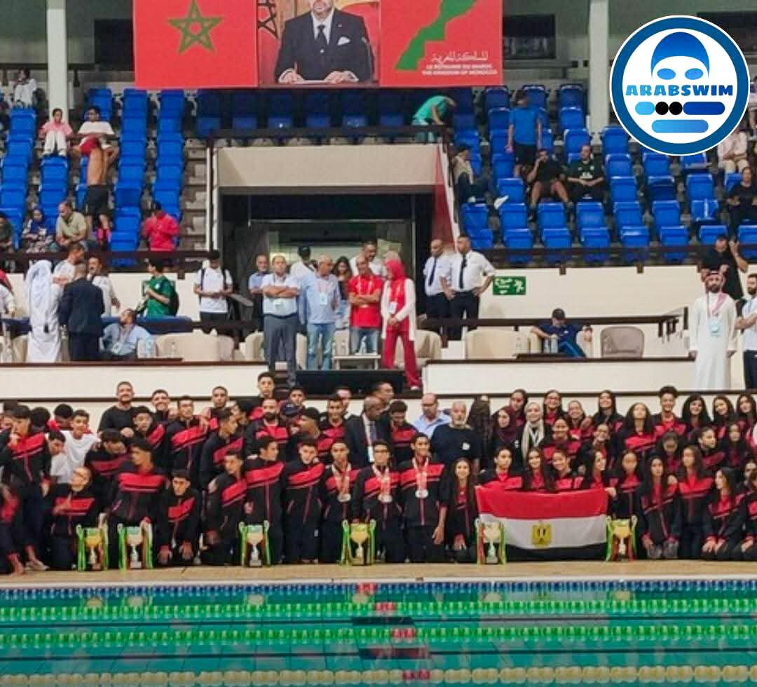 Egypt’s Swimming Team Sweeps Arab Championship with Six Trophies in Morocco