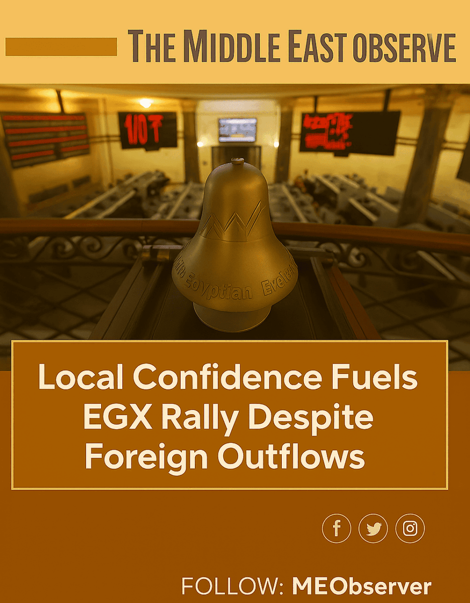 Local Confidence Fuels EGX Rally Despite Foreign Outflows