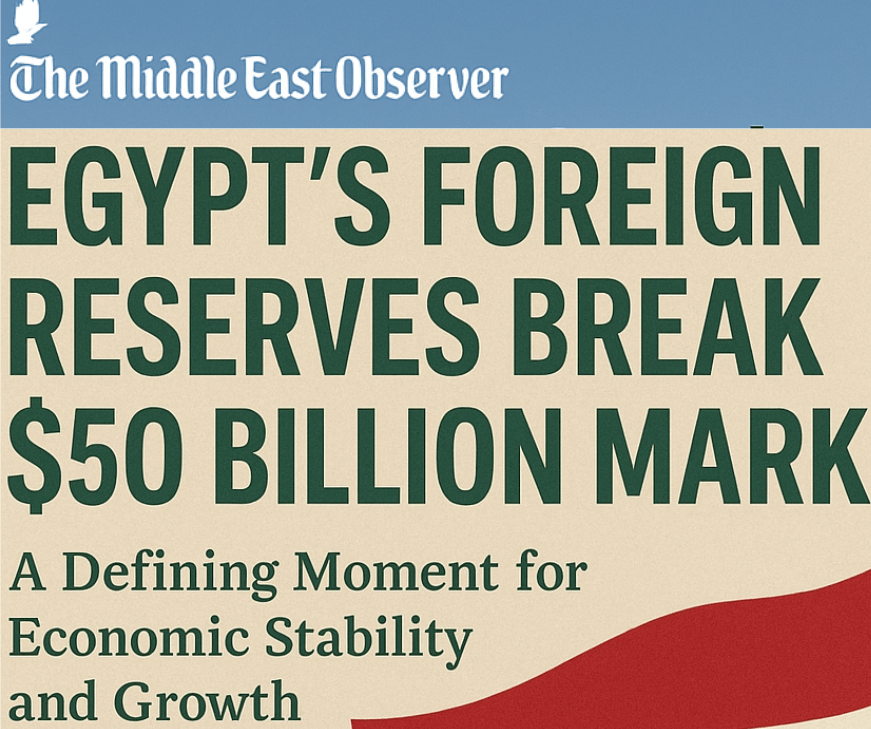 Egypt’s Foreign Reserves Break $50 Billion Mark: A Defining Moment for Economic Stability and Growth