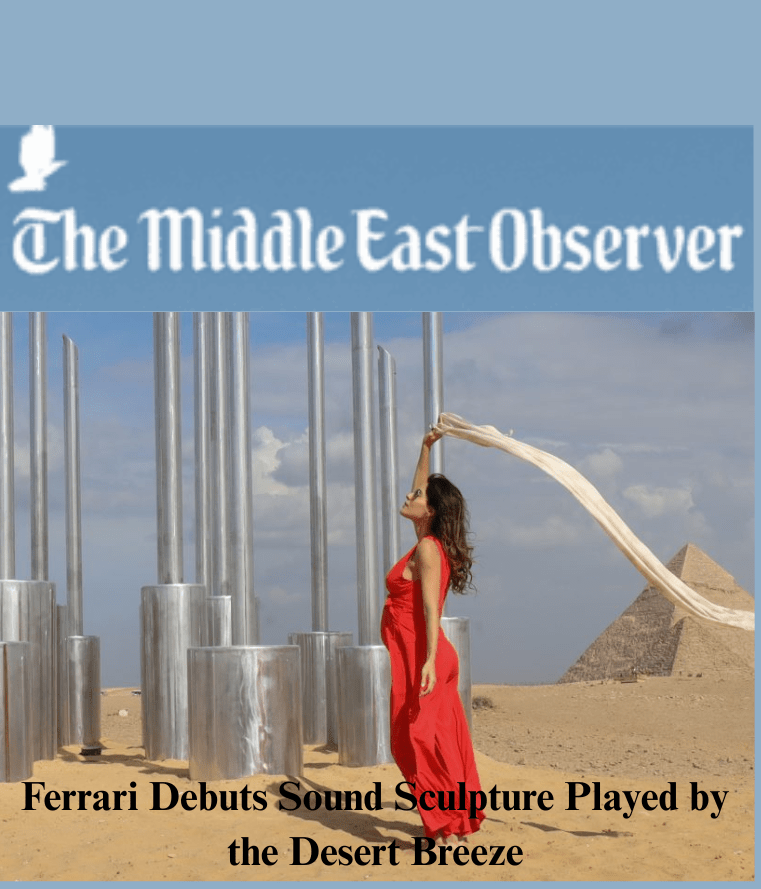Ferrari Debuts Sound Sculpture Played by the Desert Breeze