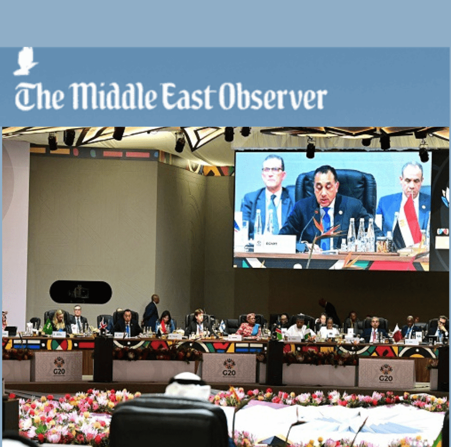 Egypt Uses First Africa-Hosted G20 to Push Climate Finance, Debt Reform and New Asian Partnerships