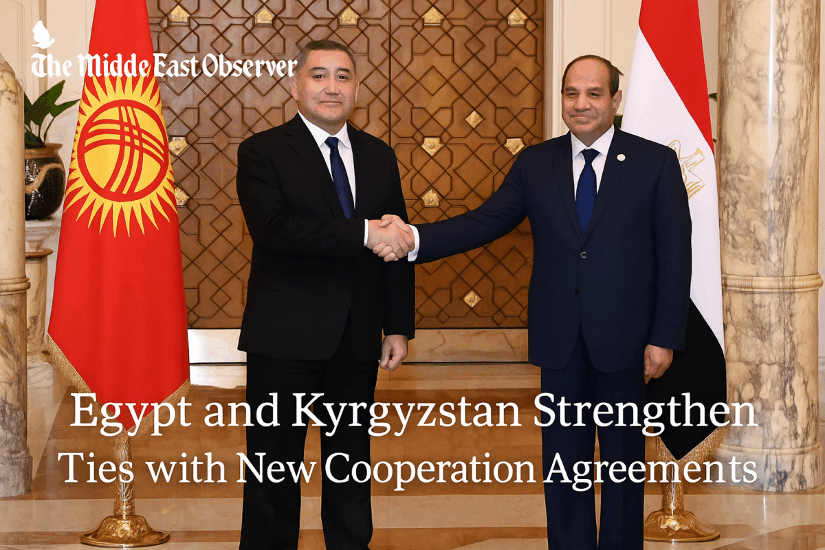 Egypt and Kyrgyzstan Strengthen Ties with New Cooperation Agreements