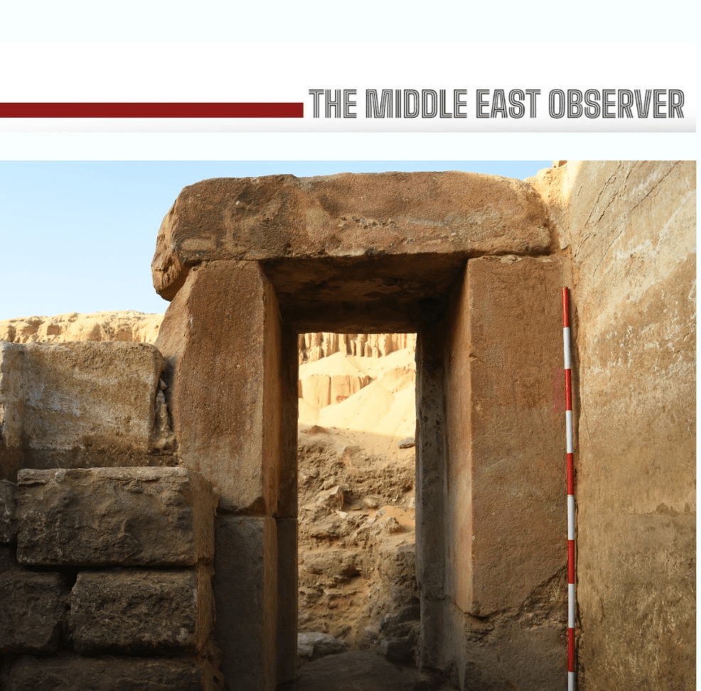 Remains of King Nyuserre’s Valley Temple Unearthed at Abusir