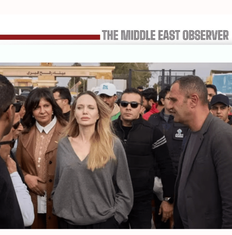 Angelina Jolie’s Rafah Visit Amplifies Urgent Calls for Gaza Aid