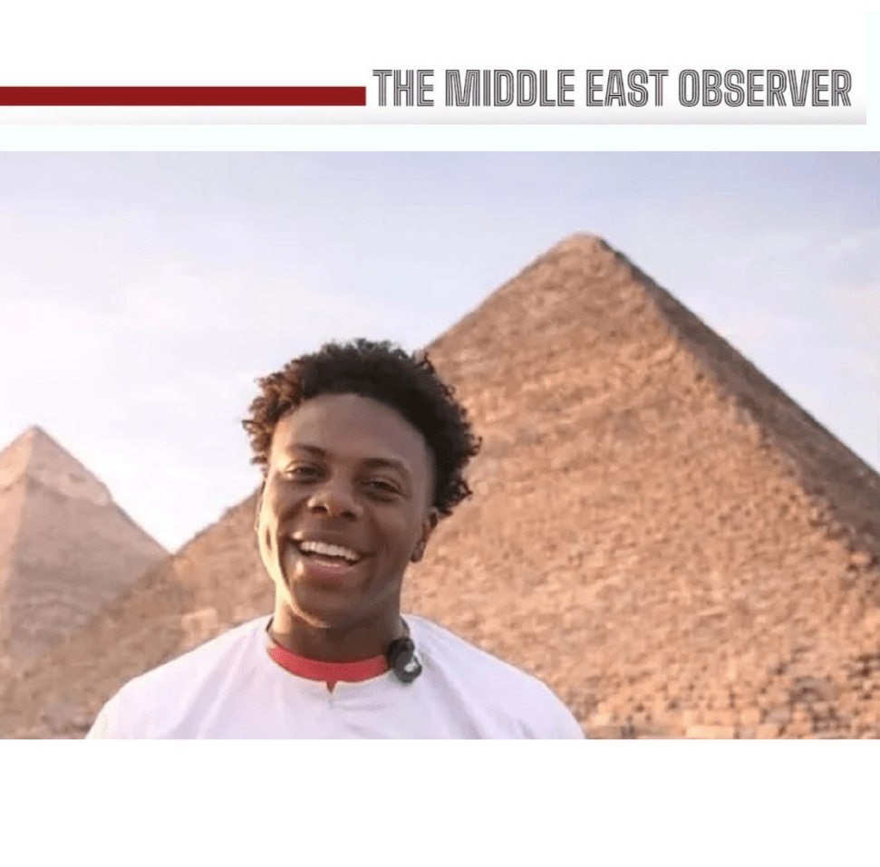 IShowSpeed Live Streams from Inside Giza Pyramids