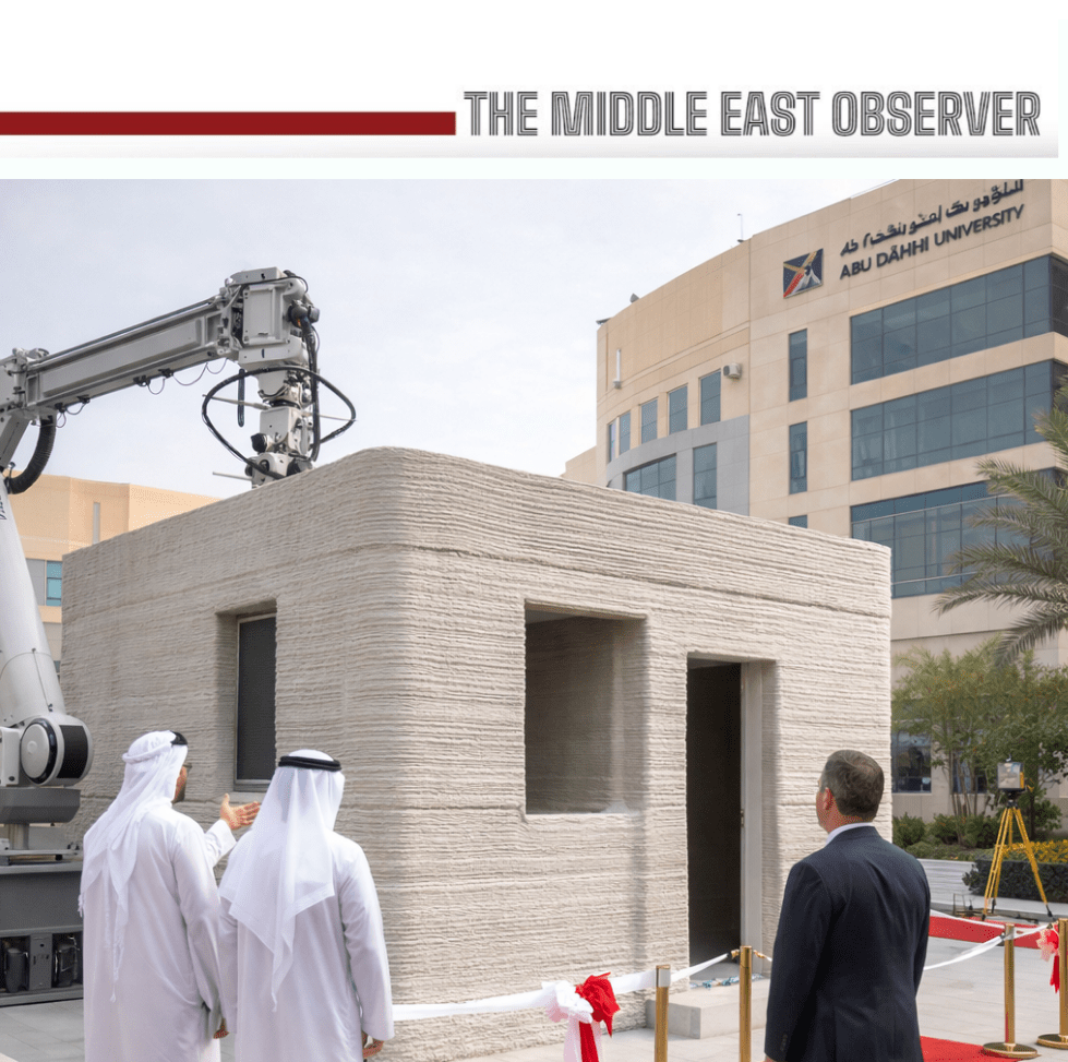 Abu Dhabi University Inaugurates UAE’s First University-Led 3D-Printed Concrete Research Chamber