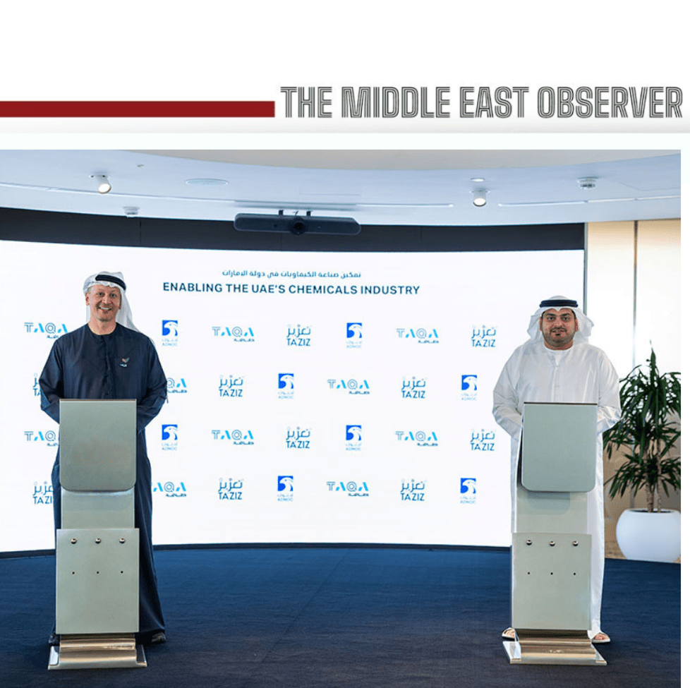 ADNOC, TAQA Lock in Utilities for TA’ZIZ Through 2050s