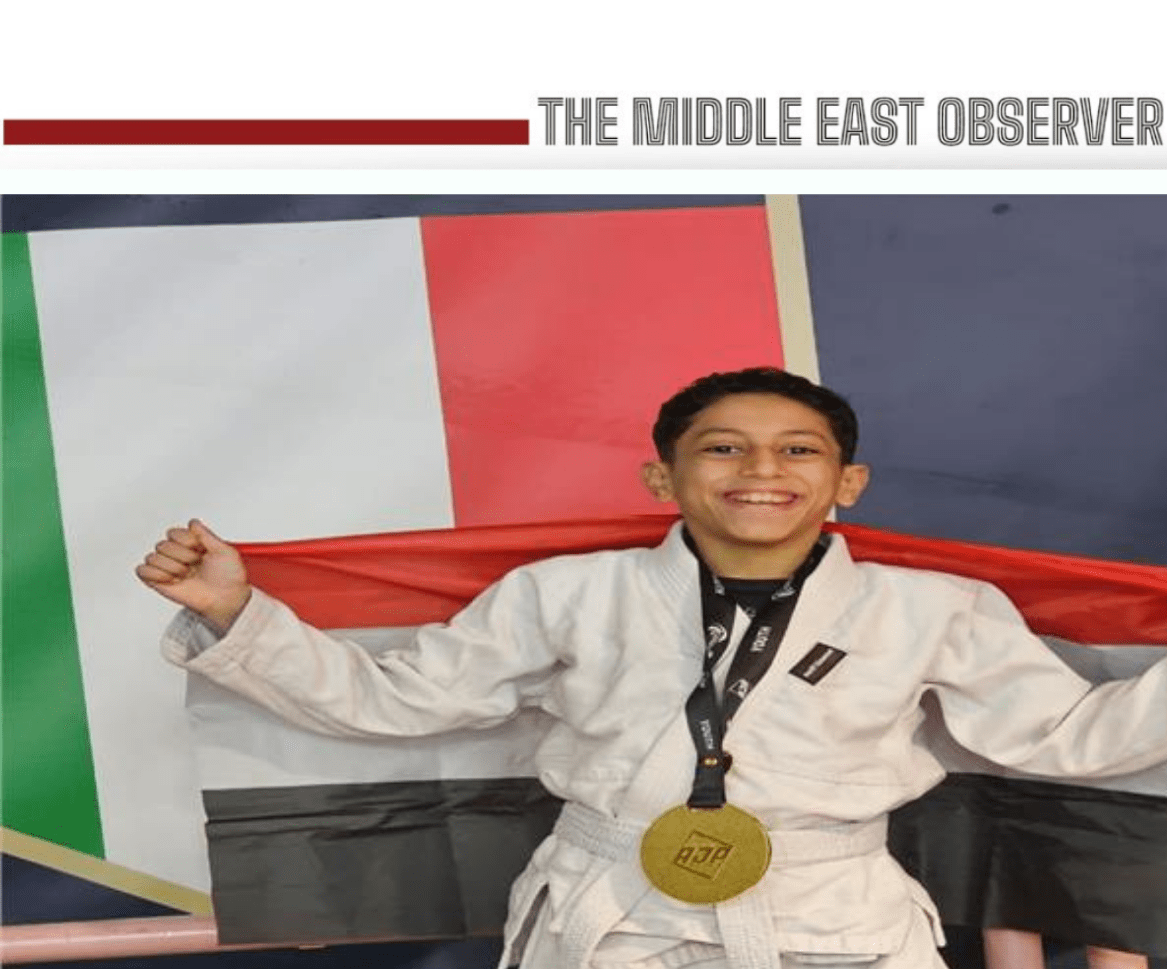Egyptian Prodigy Mohab Wins Gold at Abu Dhabi Grand Slam in Rome