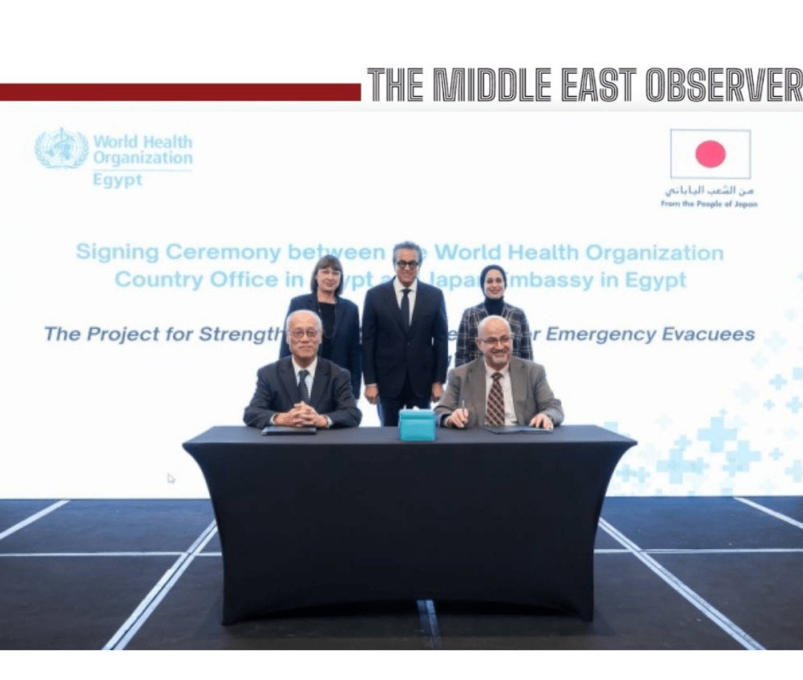 Egypt Signs $3.38m Agreement with WHO and Japan to Strengthen Emergency Healthcare