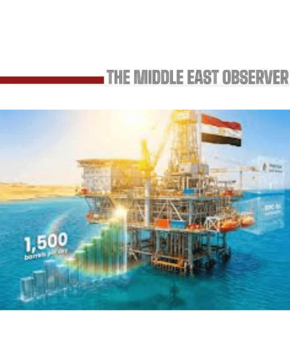 Eni Well Begins Production in Sinai at 1,500 bpd