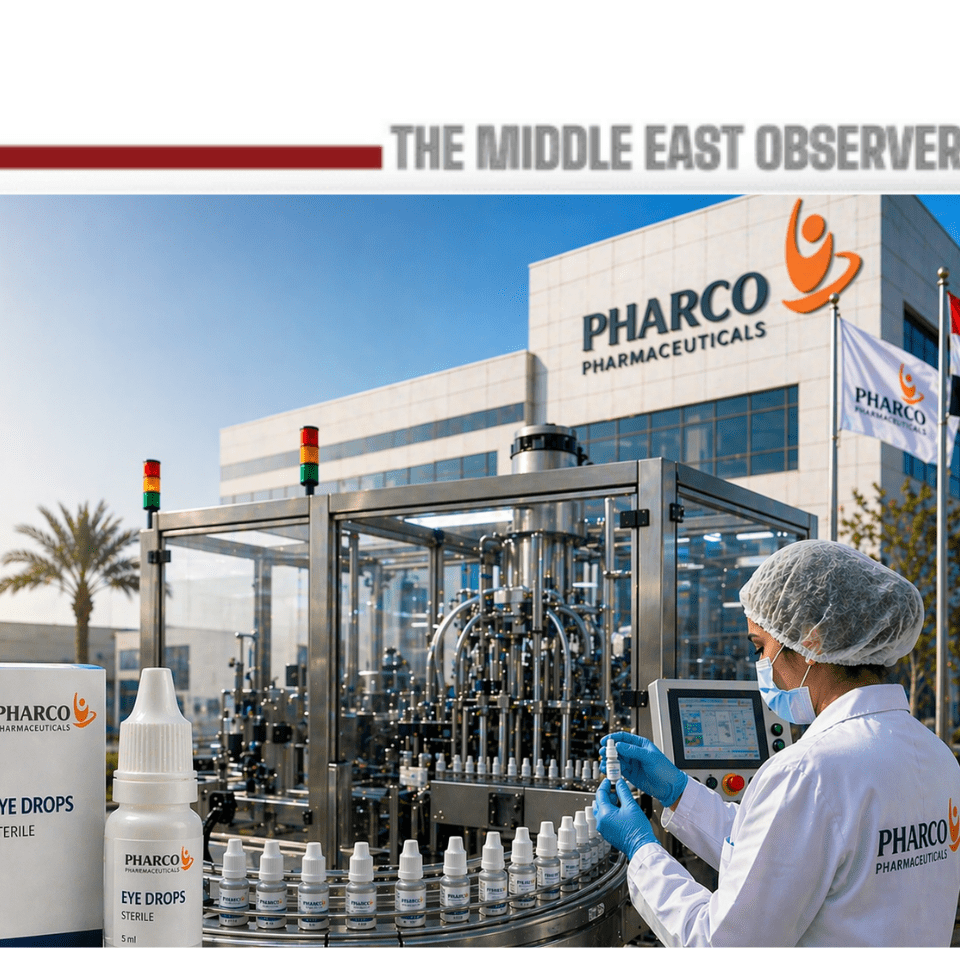 Pharco Expands Ophthalmic Production Capacity with $5.8mn Line in Alexandria
