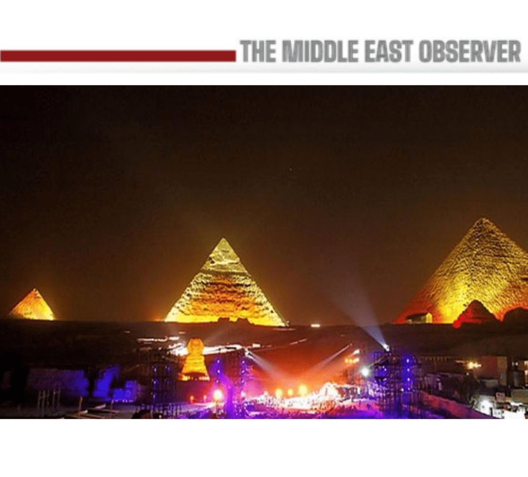 Pyramids and GEM Lighting Redefine Egypt’s Event Tourism Potential