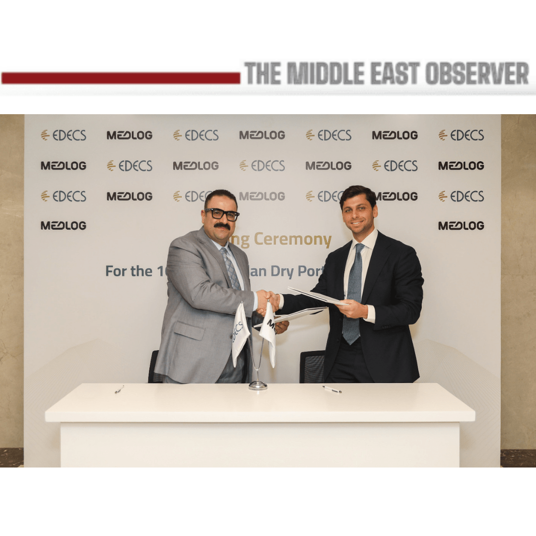 EDECS and MEDLOG Sign Agreement to Develop Strategic Dry Port in Egypt