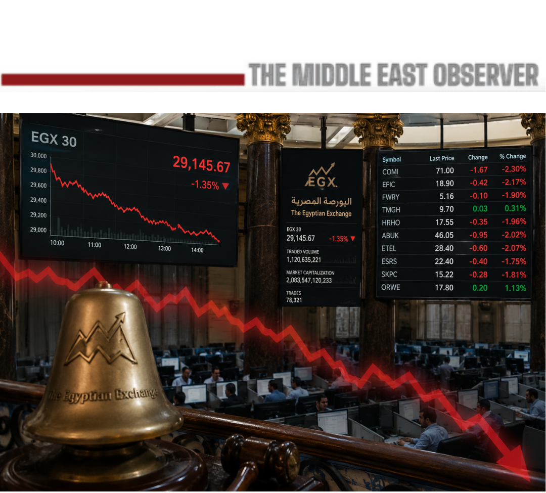 EGX extends decline as broader market weakness outweighs selective foreign buying