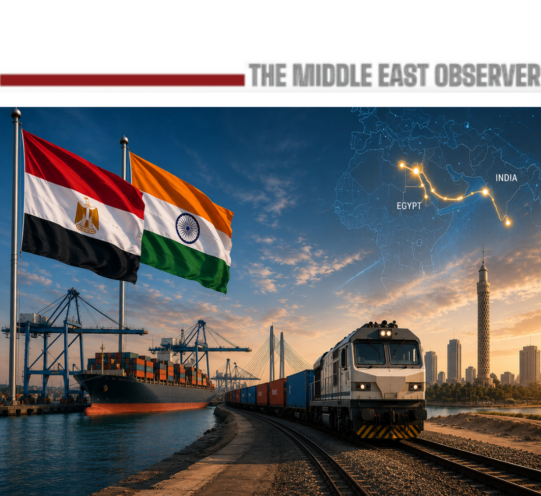 Egypt and India Advance Emerging Geoeconomic Corridor as Cairo Targets $12 Billion in Bilateral Trade