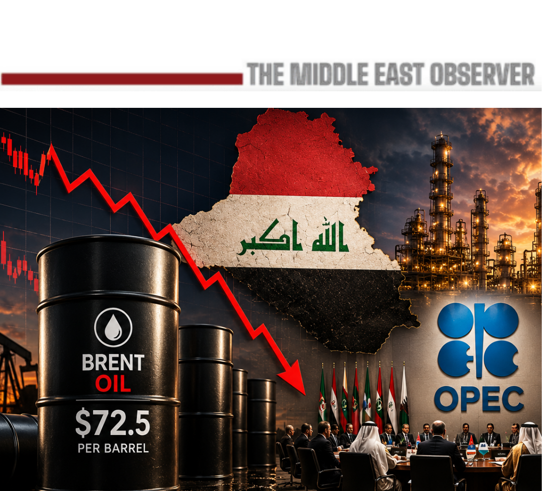 Brent Falls to $72.5 as Iraq Exposes OPEC to a New Challenge