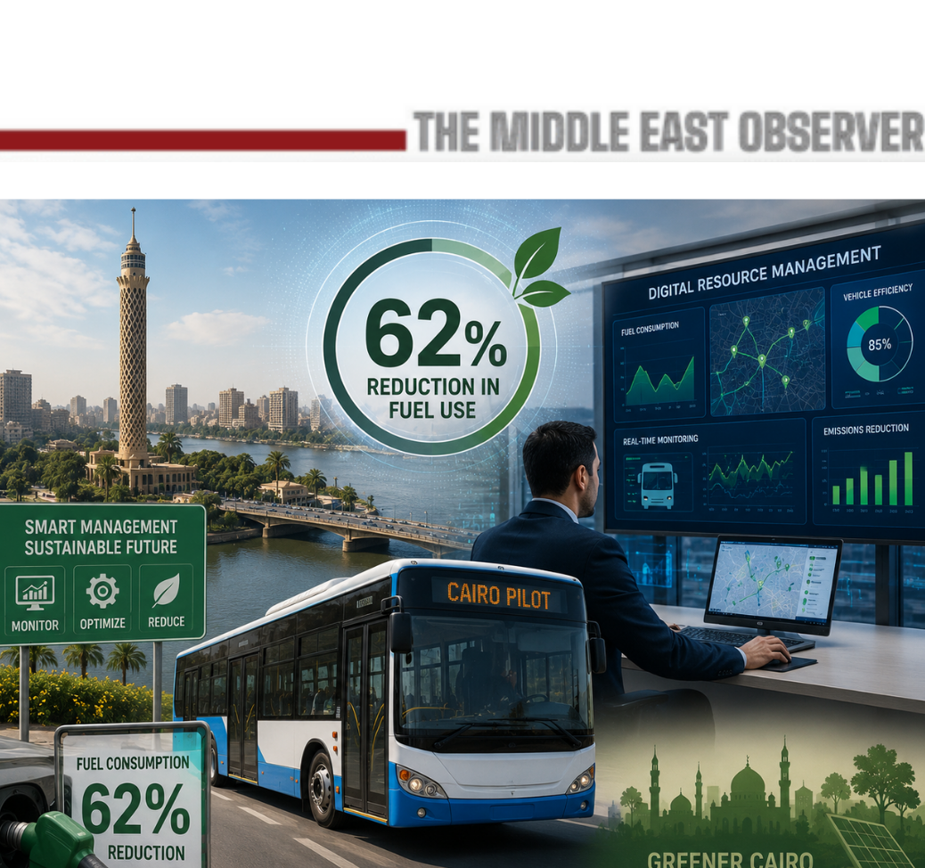 Cairo Pilot Cuts Fuel Use by 62% in Push for Digital Resource Management