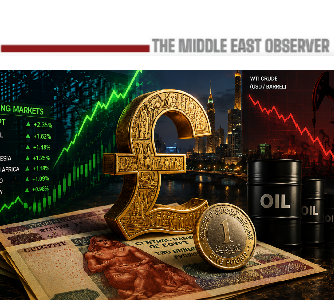 Egyptian Pound Leads Emerging-Market Gains as Oil Prices Ease